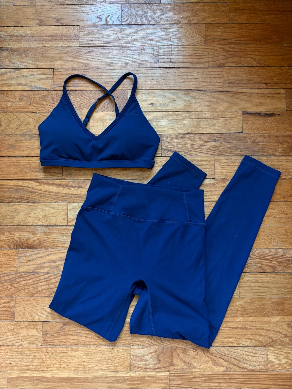 Oner Active timeless seamless legging and bra set midnight blue (M leg, S bra)